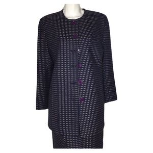 French Vintage suit jacket with pad shoulder